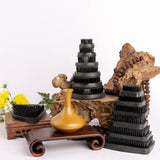 Max Assorted Ikebana Kenzan Flower Frog Arrangment Black 40x40mm (1.6x1.6 inch)