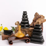 Max Assorted Ikebana Kenzan Flower Frog Arrangment Black 62x108mm (2.4x4.3 inch)