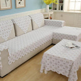 Max Multi Size Sofa Back Covers Furniture Sofa Doily Table Cloth Beige - 100x100cm - Aladdin Shoppers