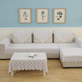 Max Multi Size Sofa Back Covers Furniture Sofa Doily Table Cloth Beige - 120x120cm - Aladdin Shoppers