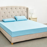 Max Hypoallergenic Zipped Mattress Protector Cover Blue - 200x200cm - Aladdin Shoppers