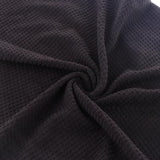1 Pair Elastic Sofa Armrest Covers Armchair Slipcovers Protector Black