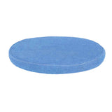 28cm Cotton Linen Round Stool Replacement Cover Footstool Slipcover Blue