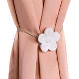 Max 1 Piece Flower Shape Magnetic Curtain Tie Back Apricot - Aladdin Shoppers