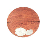 Max Wooden Tea Cup Coaster Coffee Drinks Placemat Tea Set Accessories Natural - Aladdin Shoppers