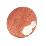 Max Wooden Tea Cup Coaster Coffee Drinks Placemat Tea Set Accessories Natural - Aladdin Shoppers