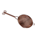 Vintage Stainless Steel Tea Filter Loose Leaf Strainer Rose Gold S