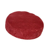 Round Bar Stool Cover Chair Seat Cushion 30-40cm 01 30cm - Wine Red