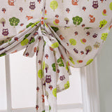 Max Star Design Short Roman Door Window Curtain Sheer Voile Forest Fairy - Aladdin Shoppers