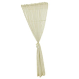 Max Kitchen Curtain Sheer Door Window Voile Beige - 132x213cm - Aladdin Shoppers