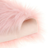 Max Heart Shape Shaggy Faux Sheepskin Area Rug Floor Carpet Mat Pink