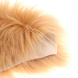 Max Heart Shape Shaggy Faux Sheepskin Area Rug Floor Carpet Mat Khaki