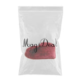 Max Heart Shape Shaggy Faux Sheepskin Area Rug Floor Carpet Mat Wine Red