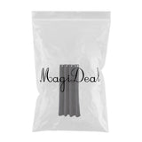 Max Solid Color Blackout Window Curtains Panels for Bedroom Black 42x63inch