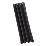 Max Solid Color Blackout Window Curtains Panels for Bedroom Black 42x84inch