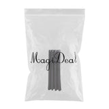 Max Solid Color Blackout Window Curtains Panels for Bedroom Black 42x84inch