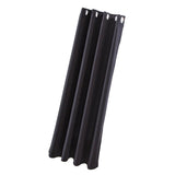 Max Solid Color Blackout Window Curtains Panels for Bedroom Black 42x84inch