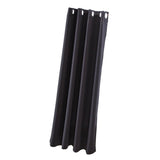 Max Solid Color Blackout Window Curtains Panels for Bedroom Black 42x84inch