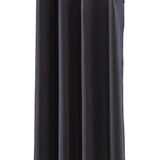 Max Solid Color Blackout Window Curtains Panels for Bedroom Black 52x63inch