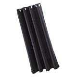 Max Solid Color Blackout Window Curtains Panels for Bedroom Black 52x63inch