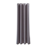 Max Solid Color Blackout Window Curtains Panels for Bedroom Dark Gray 42x84inch