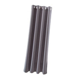 Max Solid Color Blackout Window Curtains Panels for Bedroom Dark Gray 42x84inch