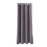 Max Solid Color Blackout Window Curtains Panels for Bedroom Dark Gray 52x45inch