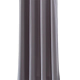 Max Solid Color Blackout Window Curtains Panels for Bedroom Dark Gray 52x45inch