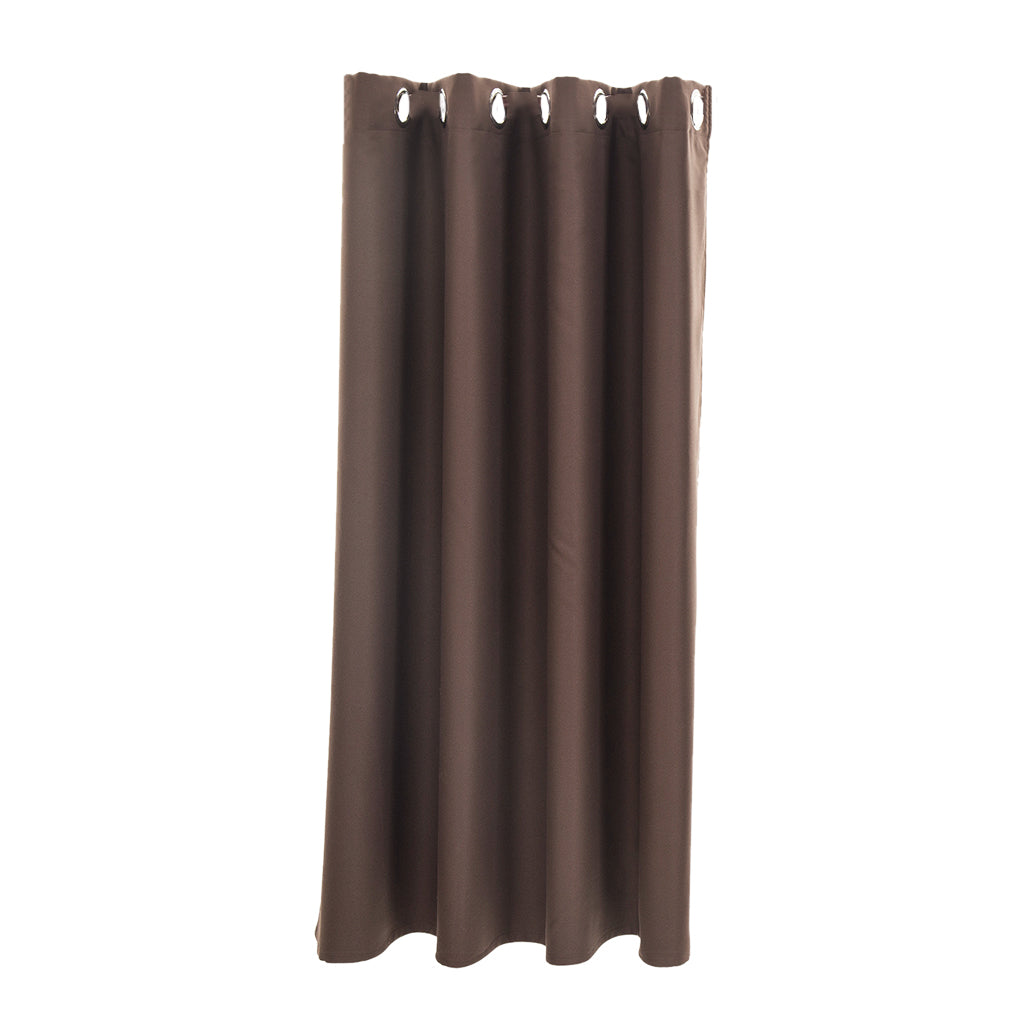 Max Solid Color Blackout Window Curtains Panels for Bedroom Coffee 52x63inch