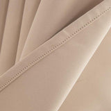 Max Solid Color Blackout Window Curtains Panels for Bedroom Beige 42x84inch