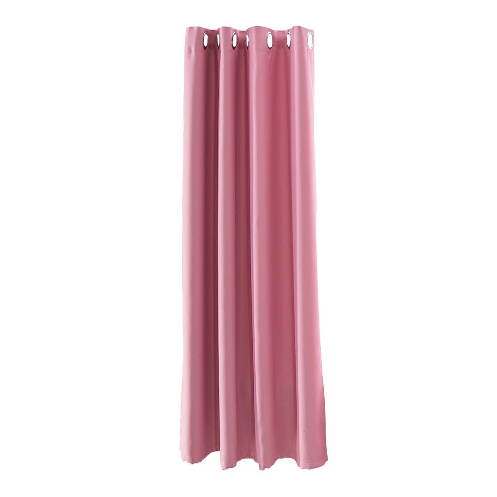 Max Solid Color Blackout Window Curtains Panels for Bedroom Pink 42x84inch