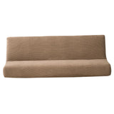 Max Non-Slip Armless Sofa Cover Full Folding Sofa Bed Slipcover Coffee S - Aladdin Shoppers