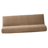 Max Non-Slip Armless Sofa Cover Full Folding Sofa Bed Slipcover Coffee S - Aladdin Shoppers