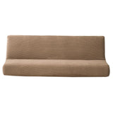 Max Non-Slip Armless Sofa Cover Full Folding Sofa Bed Slipcover Coffee S - Aladdin Shoppers