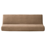 Max Non-Slip Armless Sofa Cover Full Folding Sofa Bed Slipcover Coffee S - Aladdin Shoppers