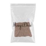 Max 100% Cotton Cable Knit Button Throw Pillow Case 45x45cm Brown