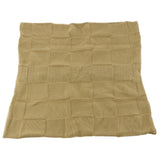 Max 100% Cotton Cable Knit Button Throw Pillow Case 45x45cm Beige_2