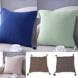 Max Pure Color Pillowcases 18x18 Inch Home Decor Pillow Case Blue