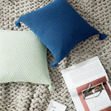 Max Pure Color Pillowcases 18x18 Inch Home Decor Pillow Case Blue