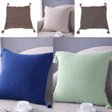 Max Pure Color Pillowcases 18x18 Inch Home Decor Pillow Case Blue