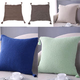 Max Pure Color Pillowcases 18x18 Inch Home Decor Pillow Case Blue