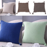 Max Pure Color Pillowcases 18x18 Inch Home Decor Pillow Case Blue