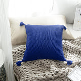 Max Pure Color Pillowcases 18x18 Inch Home Decor Pillow Case Blue
