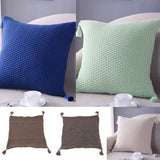 Max Pure Color Pillowcases 18x18 Inch Home Decor Pillow Case Blue