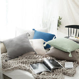 Max Pure Color Pillowcases 18x18 Inch Home Decor Pillow Case Green