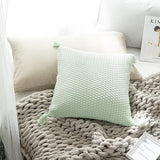 Max Pure Color Pillowcases 18x18 Inch Home Decor Pillow Case Green