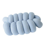 Max Decorative Knot Pillow Light Blue