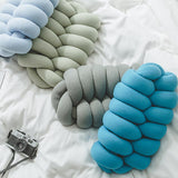 Max Decorative Knot Pillow Light Blue