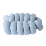 Max Decorative Knot Pillow Light Blue