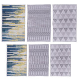 Max Collection Area Rug Backing Geometric Floral Patchwork Rugs Color1 40×60cm